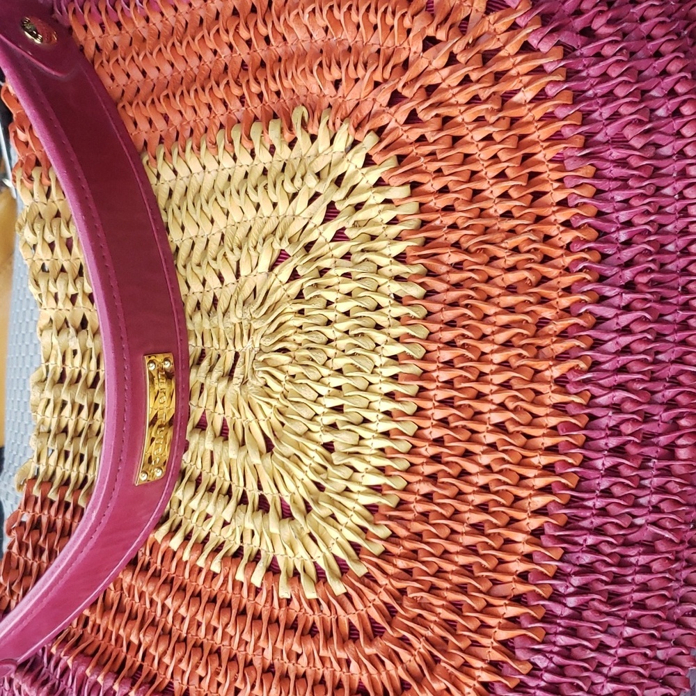 Elliott Lucca Leather Woven Purse